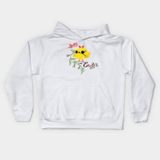 happy Easter funny chic Kids Hoodie